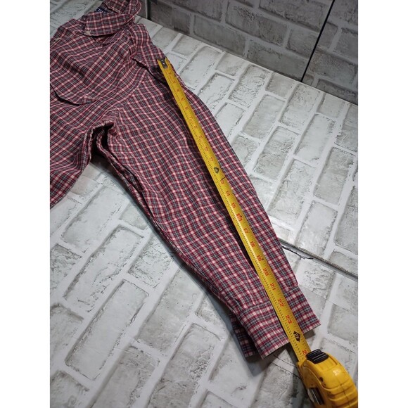 Chaps Shirt Mens XL Red Gray Button Up Long Sleeve Casual Men Est 1978 - Picture 5 of 10